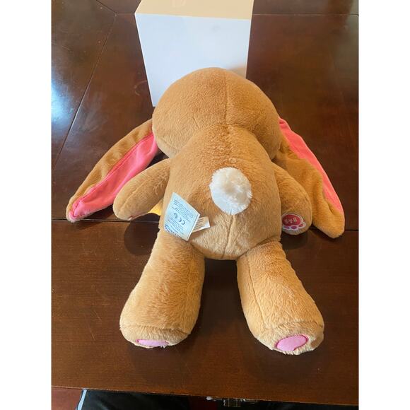 Build A Bear Kabu Pawlette Plush Bunny Rabbit Stuffed Toy Brown Pink 17 Inches - Picture 3 of 6
